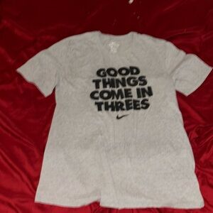 Gray Nike tee